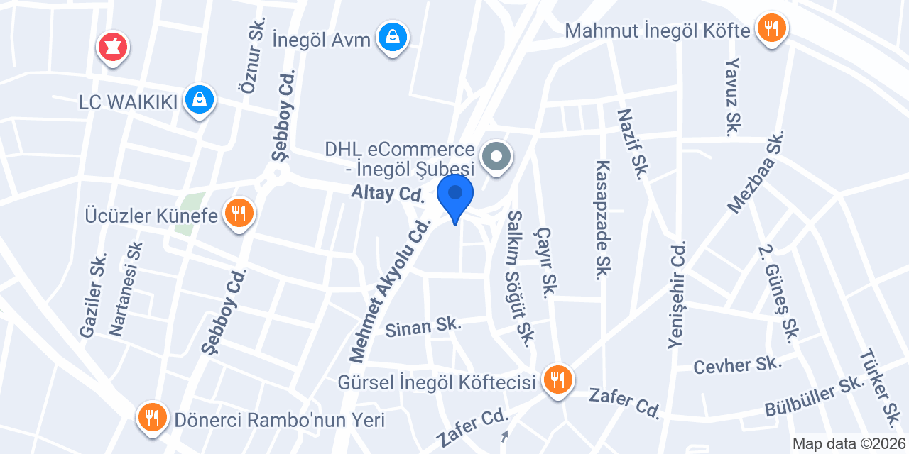 DRY ART Kuru Temizleme konumu