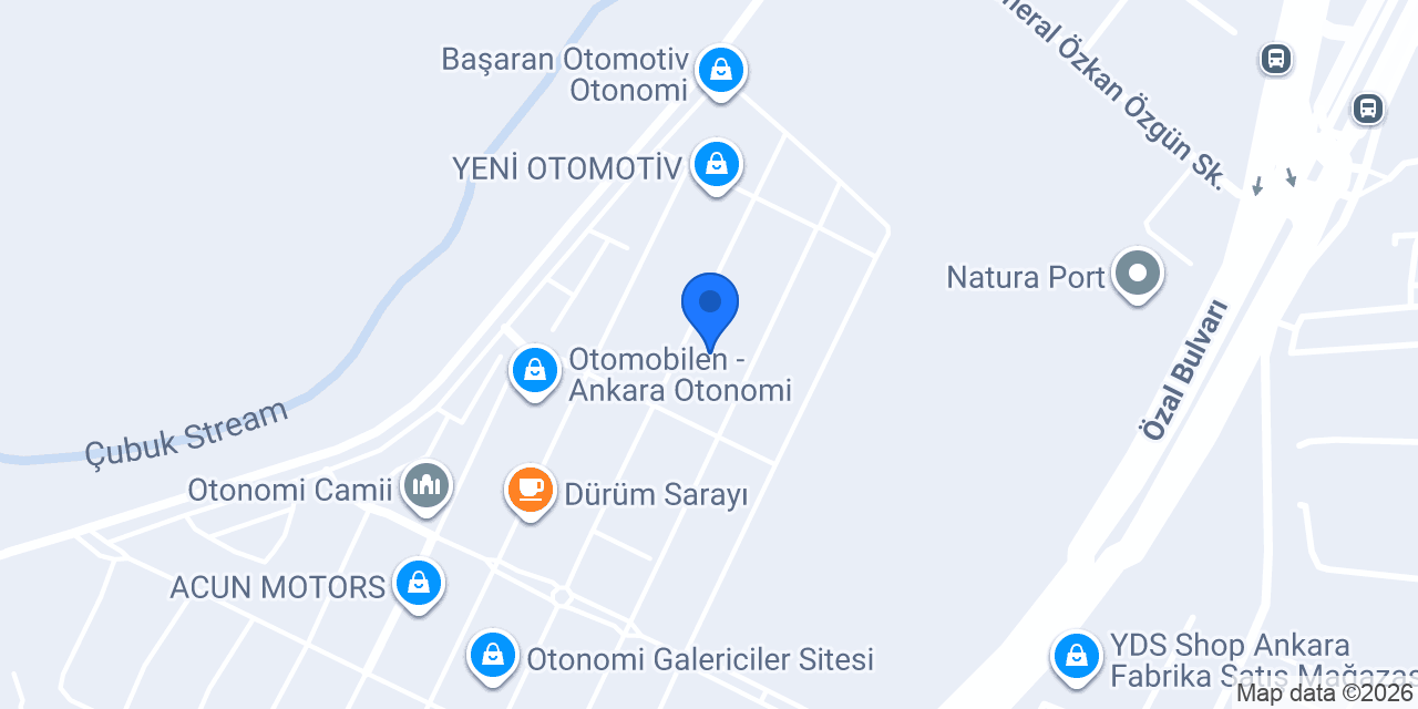 Gün Otomotiv konumu