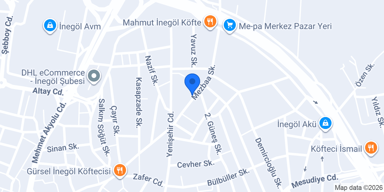 Akyil Tekel Shop 2 konumu