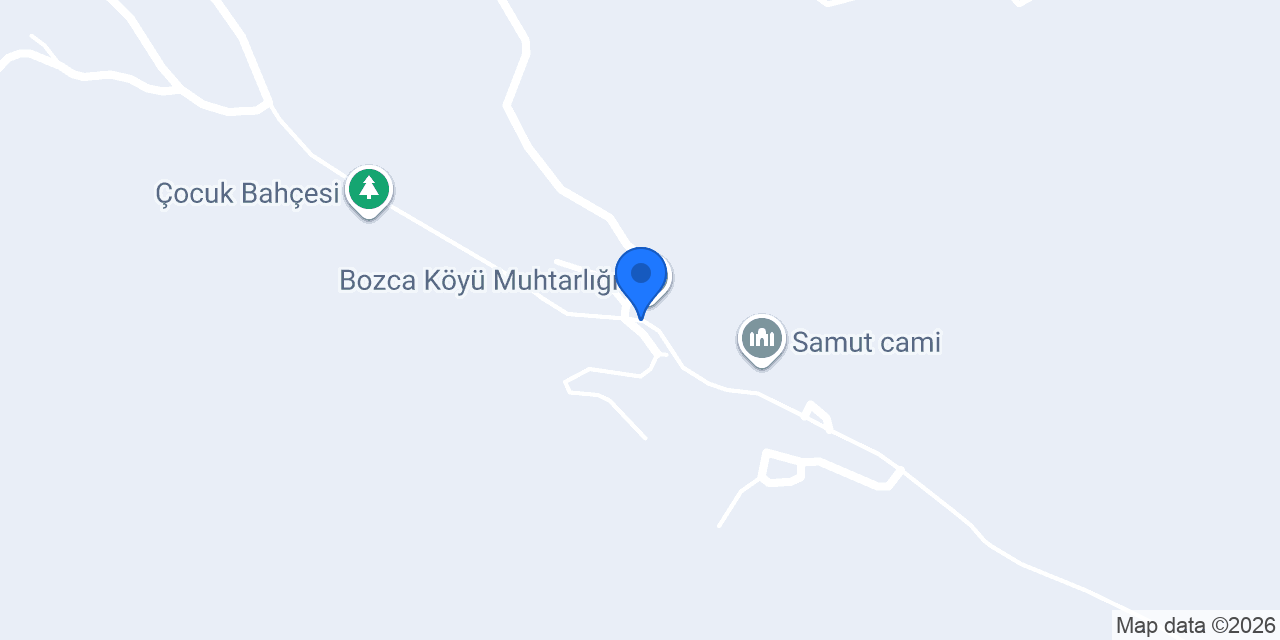 Bozca Köyü Muhtarlığı konumu