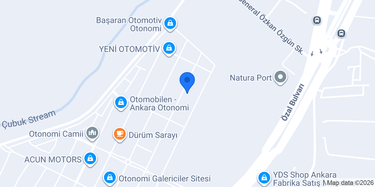 Topçuoğlu Auto konumu