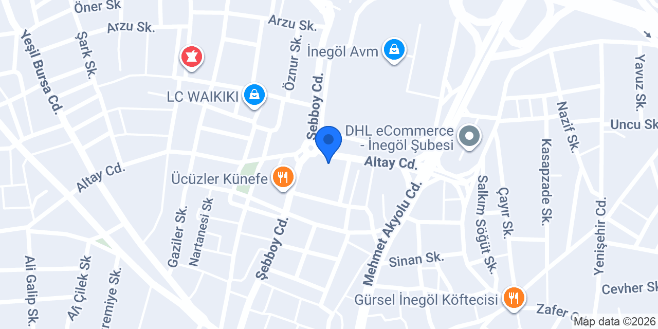 Bizim ekmekçi Cafe konumu