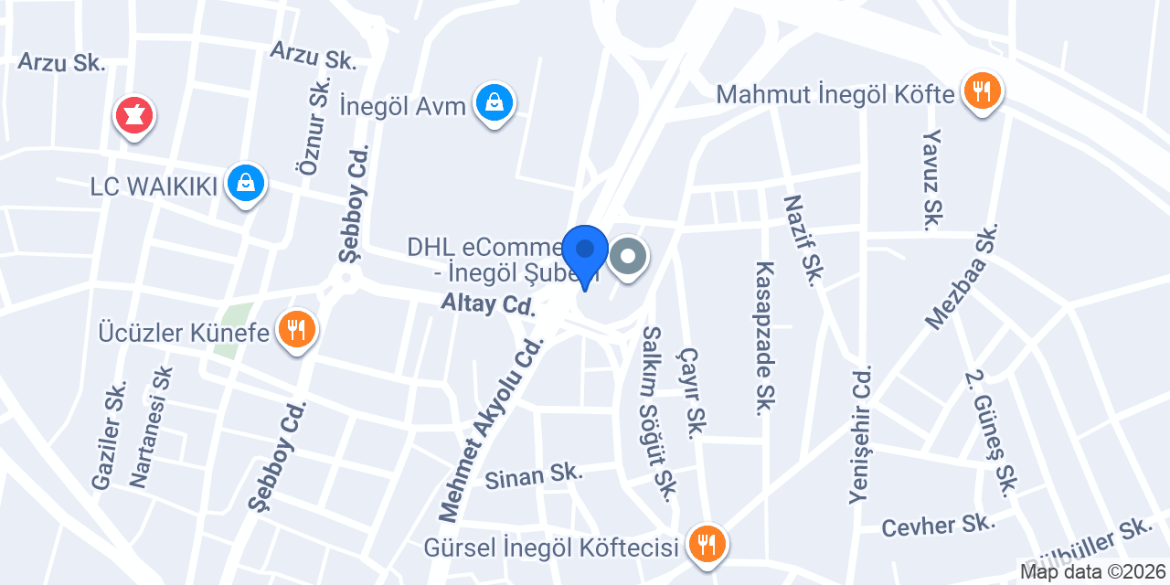 SMMM Seçil Sülek Güntaş - İnegöl Bursa konumu