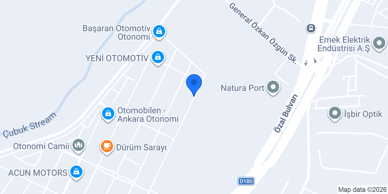 ÖZ ŞEN OTOMOTİV konumu
