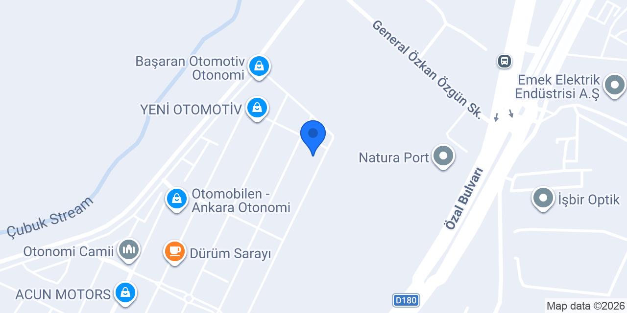 Cesur Otomotiv konumu