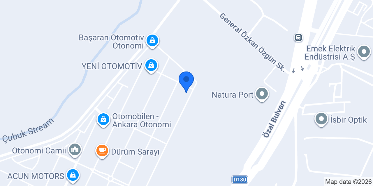 Gümüşay Otomotiv konumu