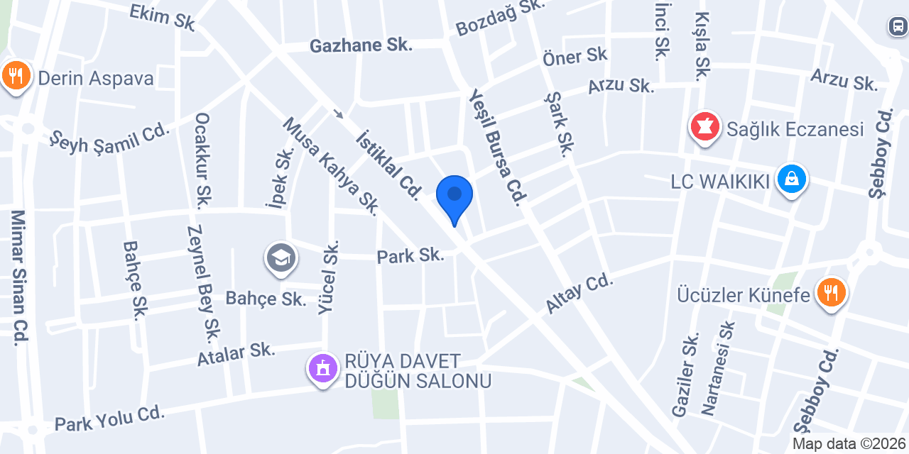 Baf Oto Aksesuar Market konumu