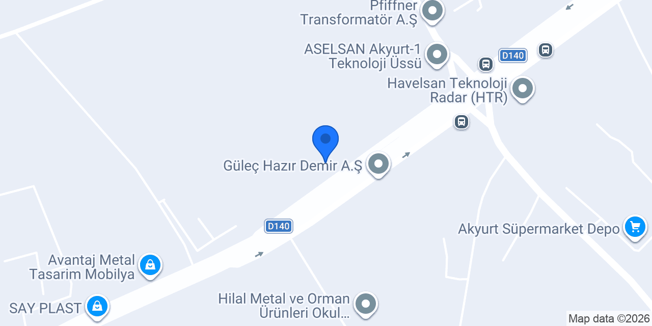 Armağan Orman Ürünleri AŞ (Kereste) Akyurt Deposu konumu