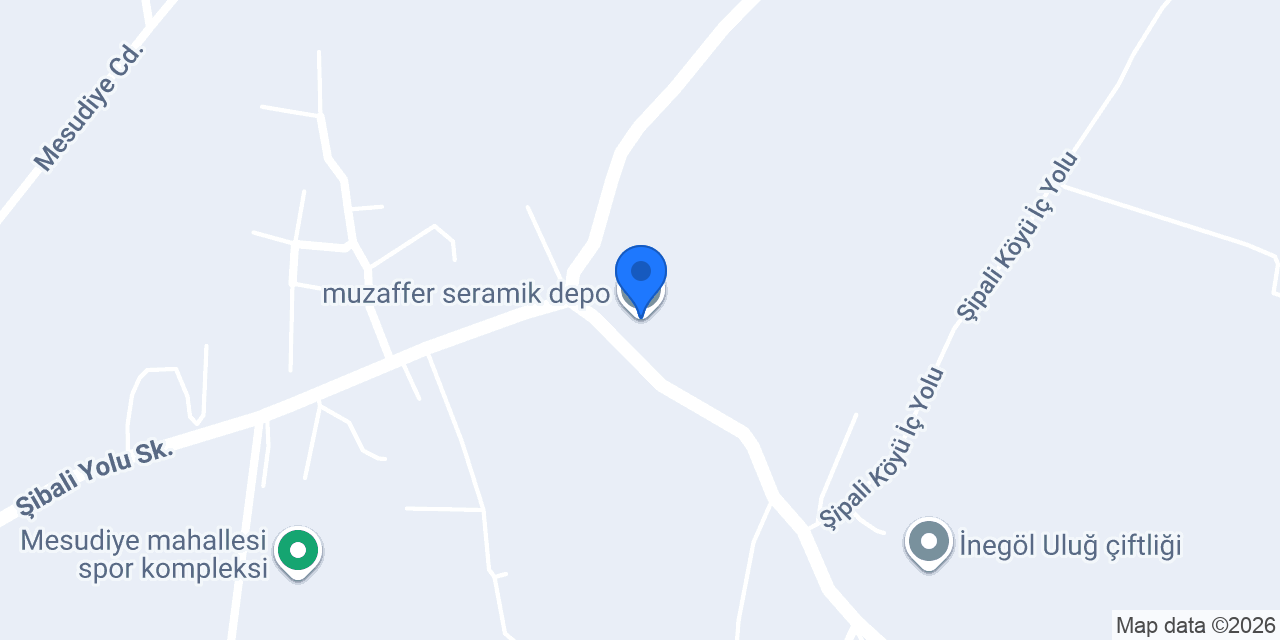 muzaffer seramik depo konumu