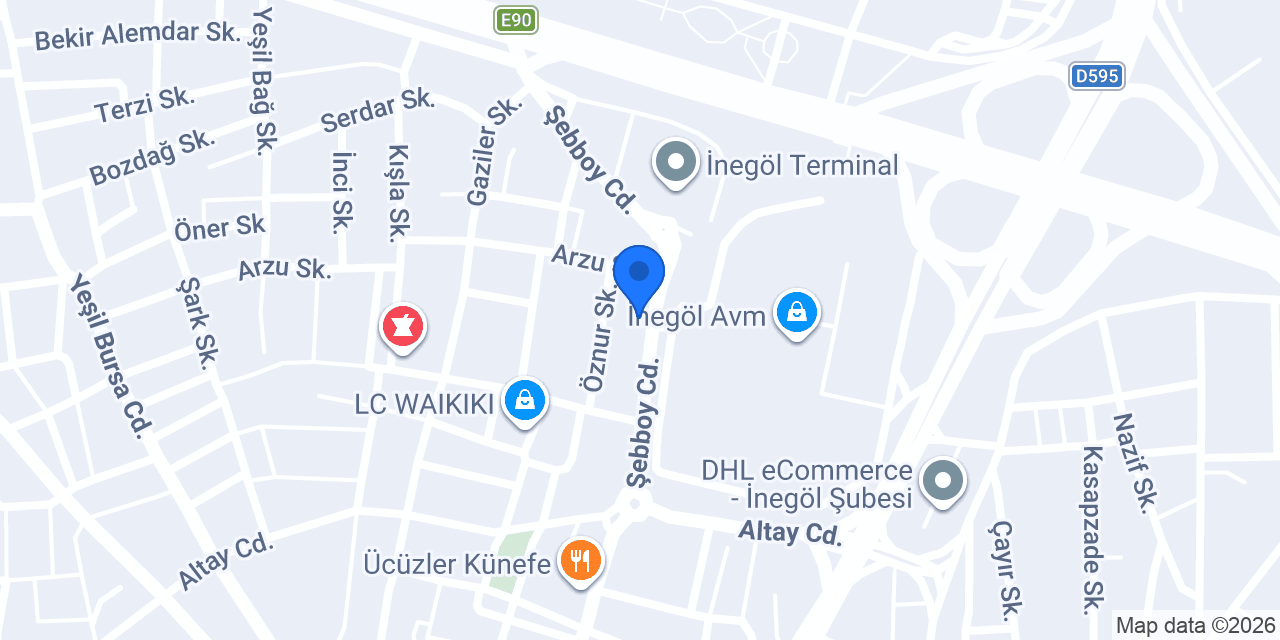 Domino's Pizza İnegöl konumu