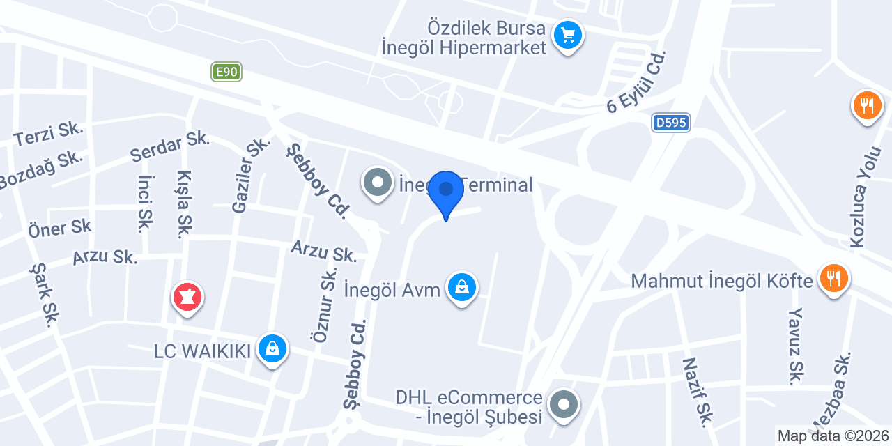 Ozgen Kahve - Inegol Avm konumu
