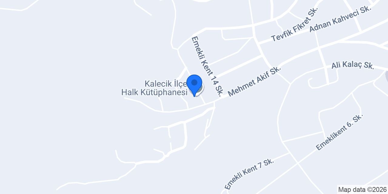 Kalecik İlçe Halk Kütüphanesi konumu