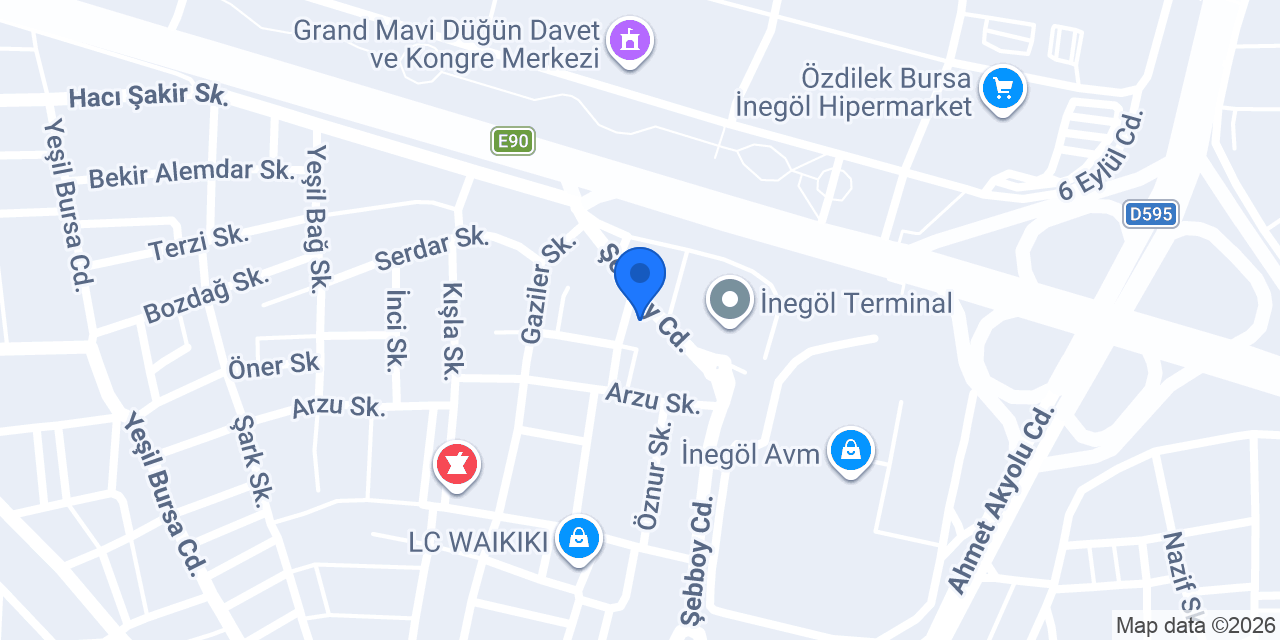 Tahir Bulut Sürücü Kursu konumu