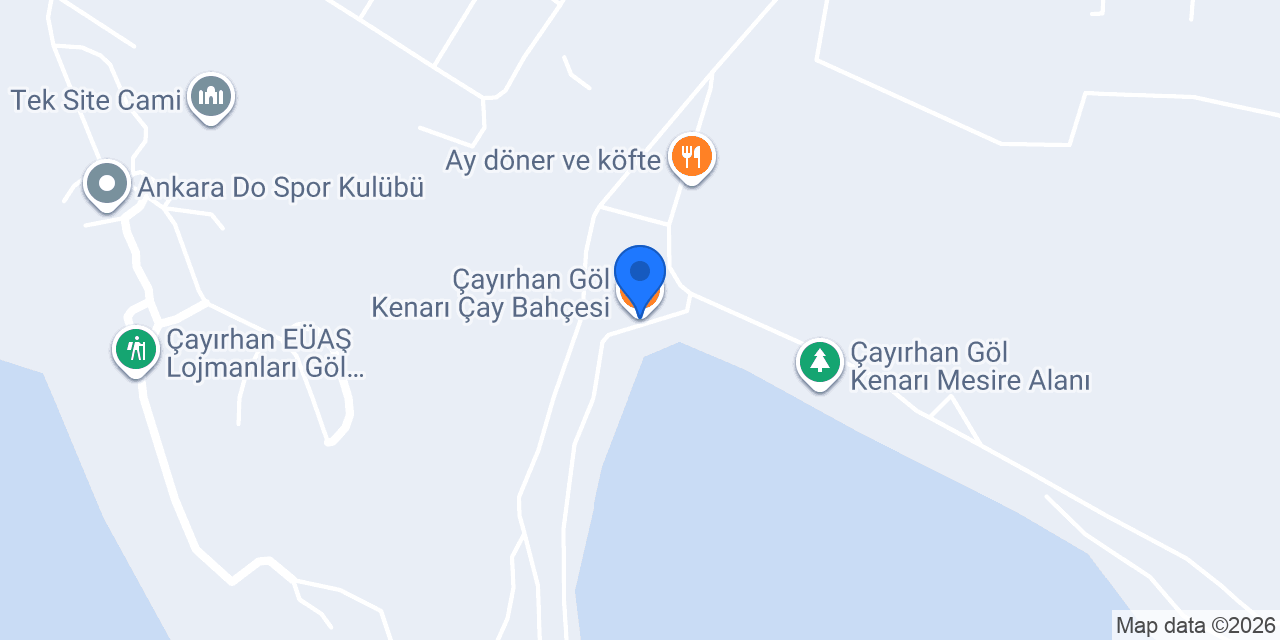 Çayırhan Göl Kenarı Çay Bahçesi konumu