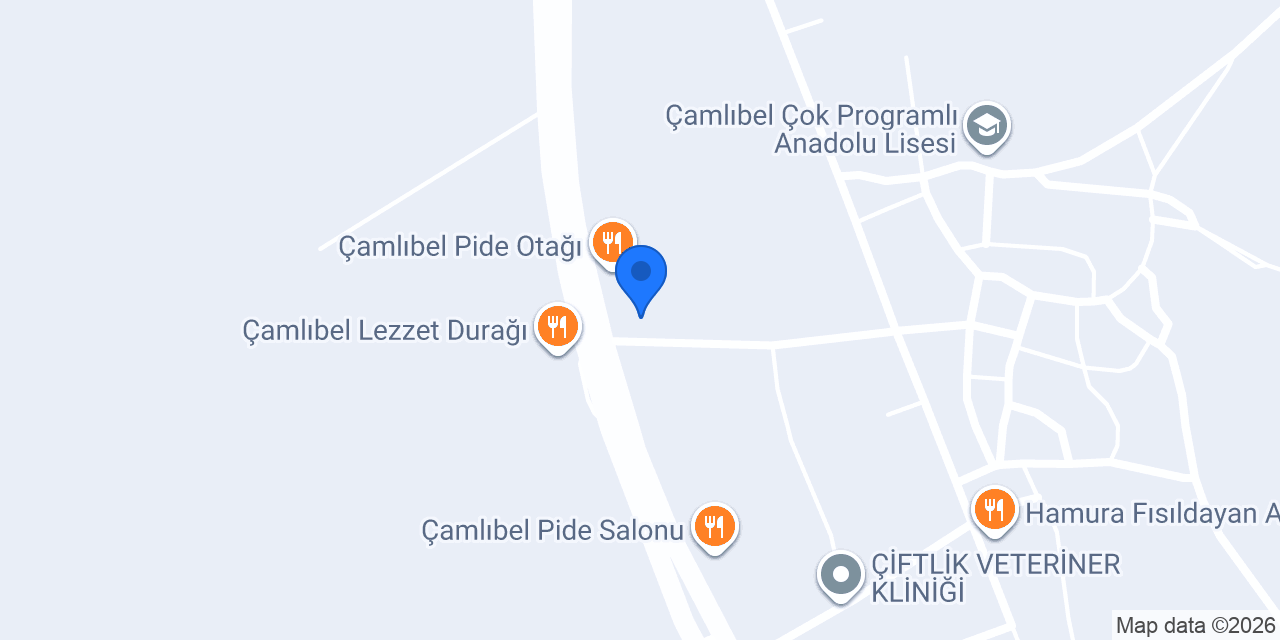 Çamlıbel Tarım Makineleri konumu