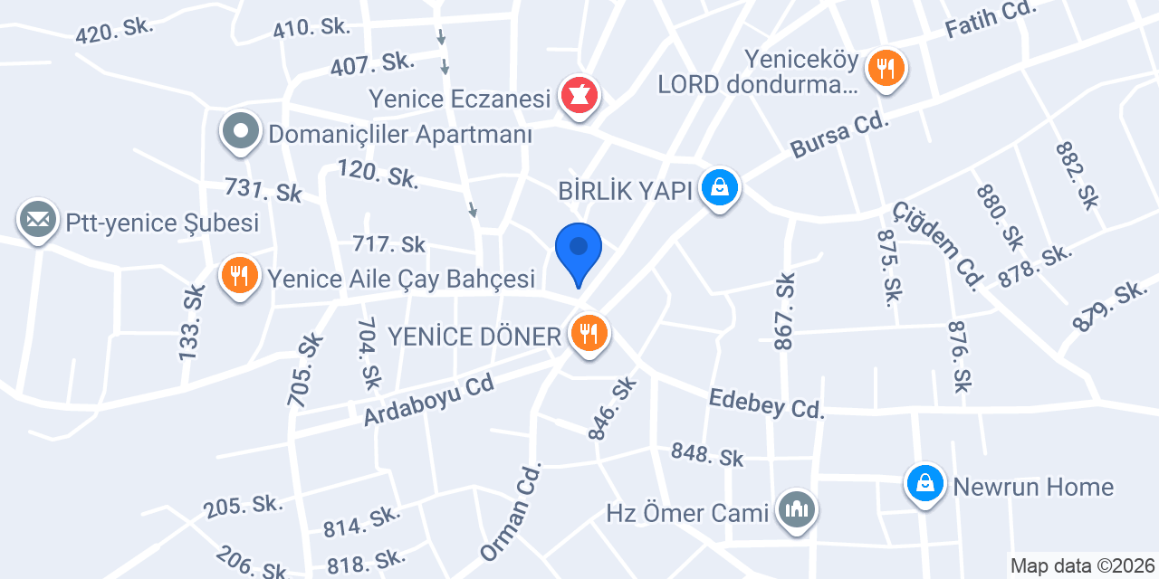 Köprübaşı Et Pazarı konumu