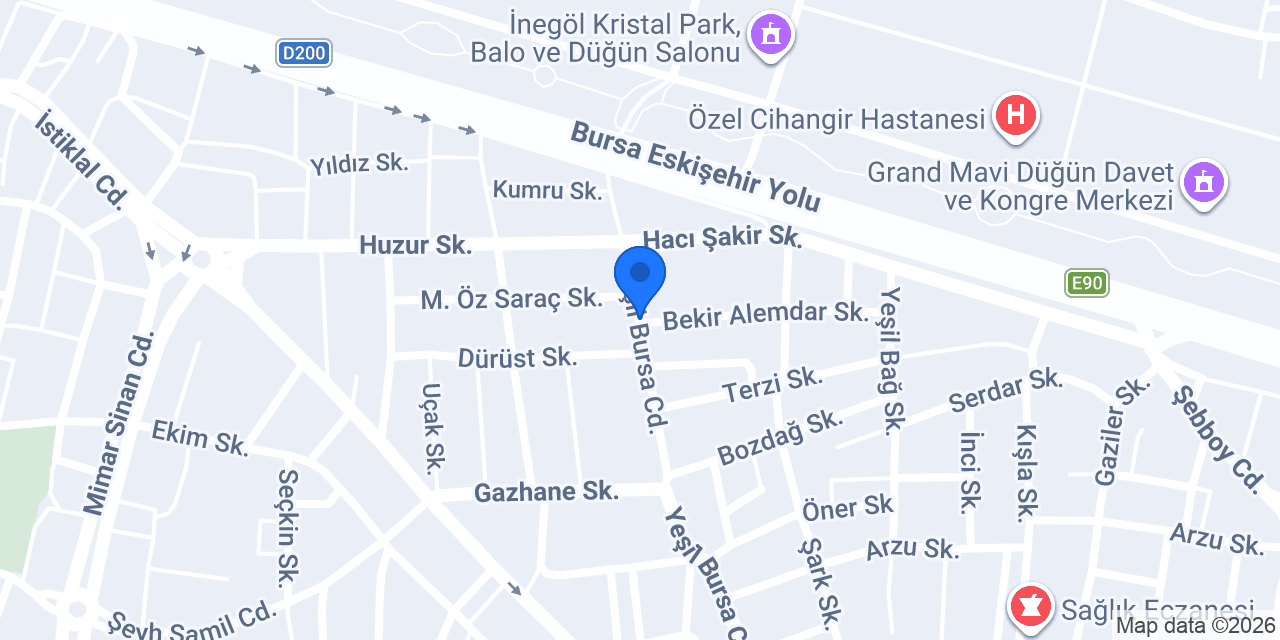 Keles Anaokulu konumu