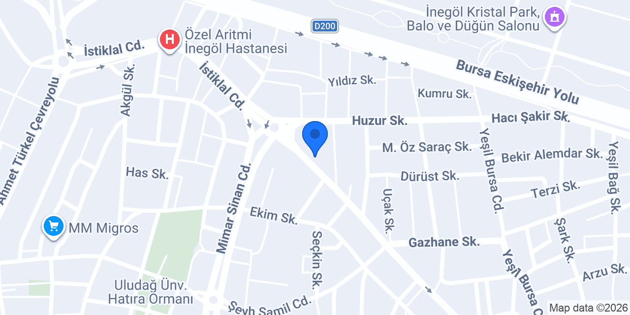 Kuzenler teknik konumu