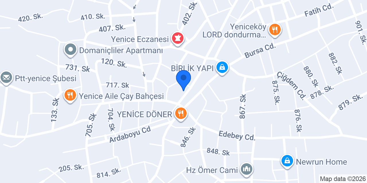 SARIHAN DÖNER SALONU konumu