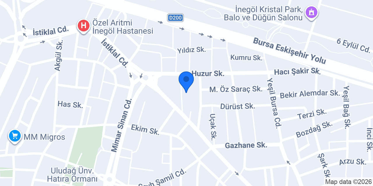 Ambalaj İnegöl konumu