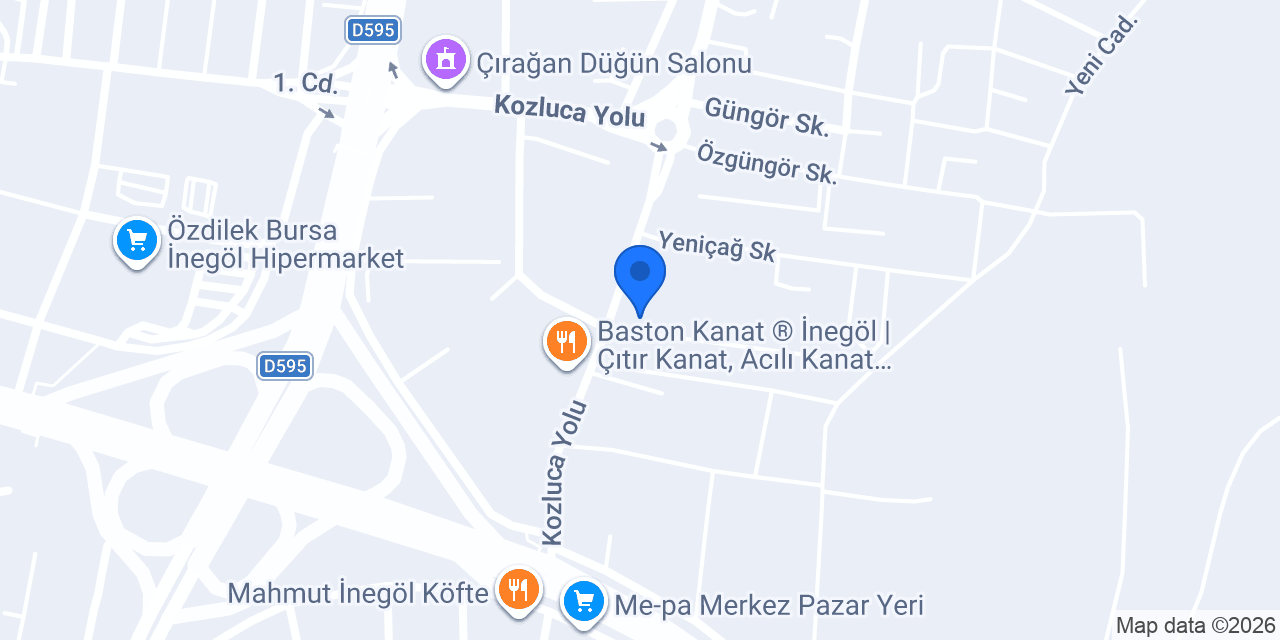 İnegöl Hakan Yapı konumu