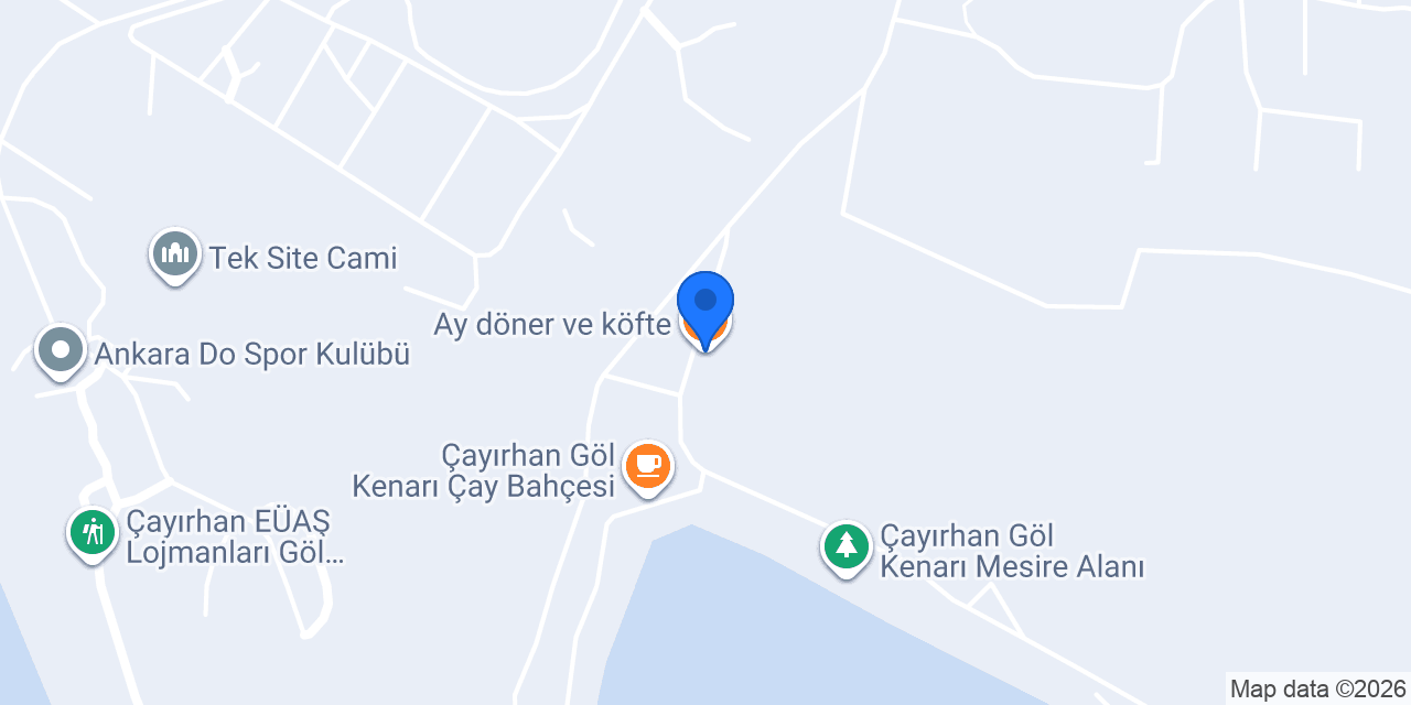 Ay döner ve köfte konumu