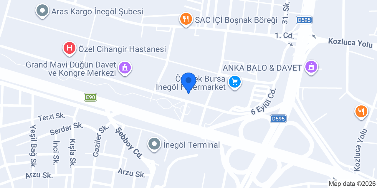 Elmas Avize Aydınlatma konumu