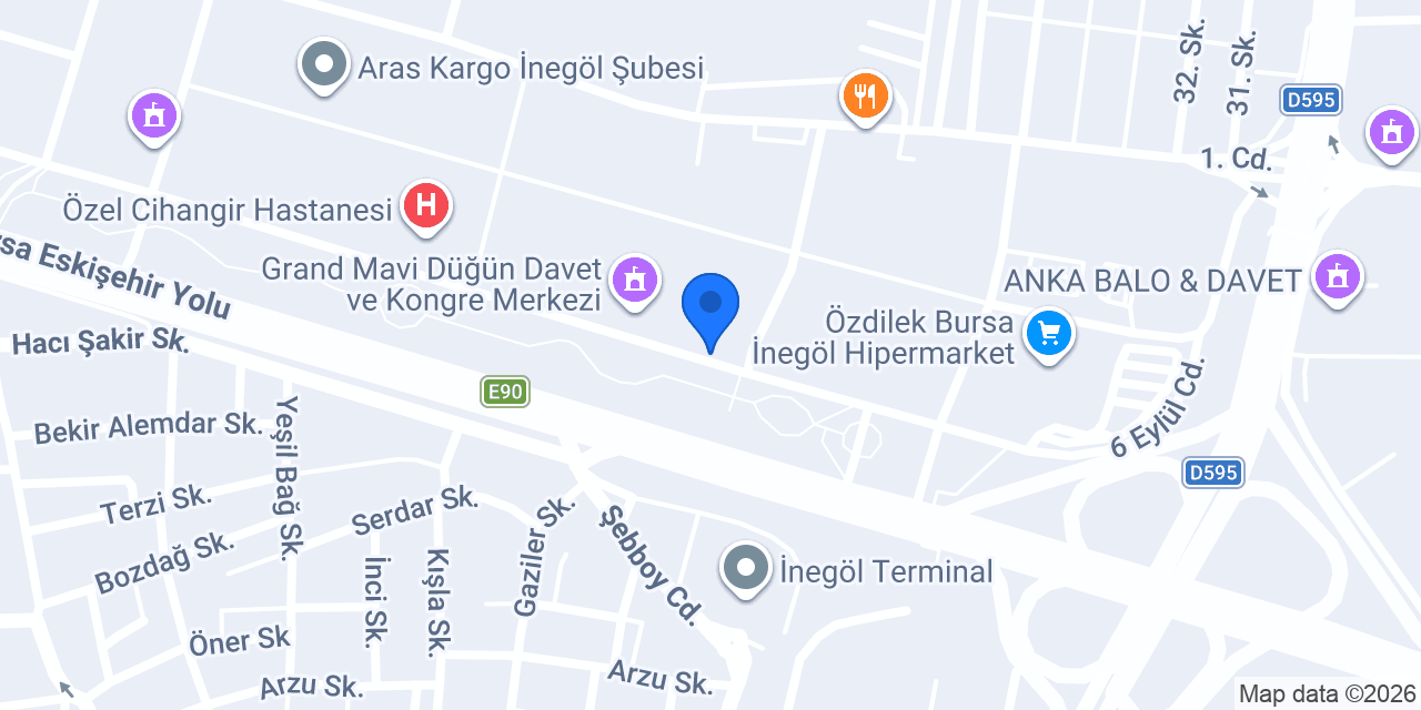 Miray düğün salonu konumu
