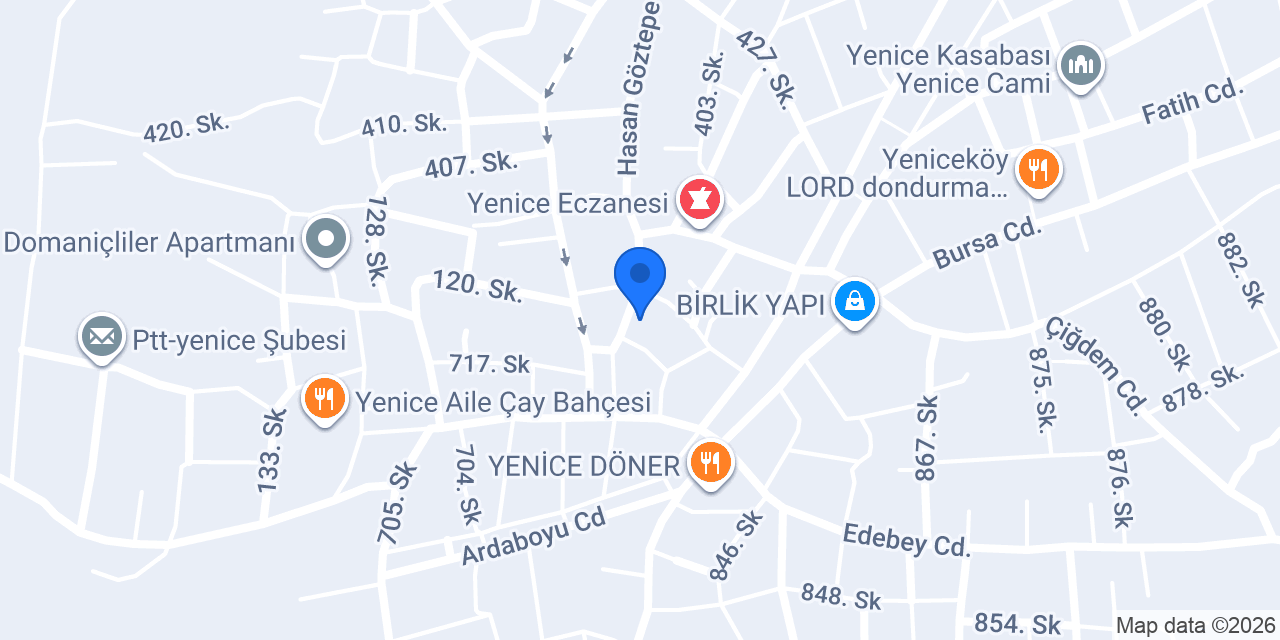 Şarküteri konumu