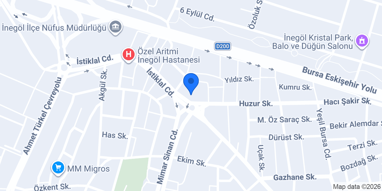 inegöl yıldız halı yıkama konumu