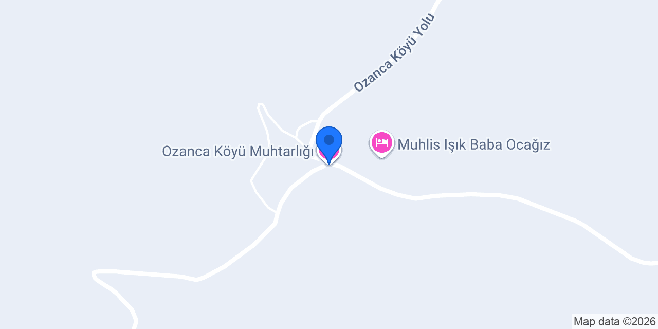 Ozanca Köyü Muhtarlığı konumu