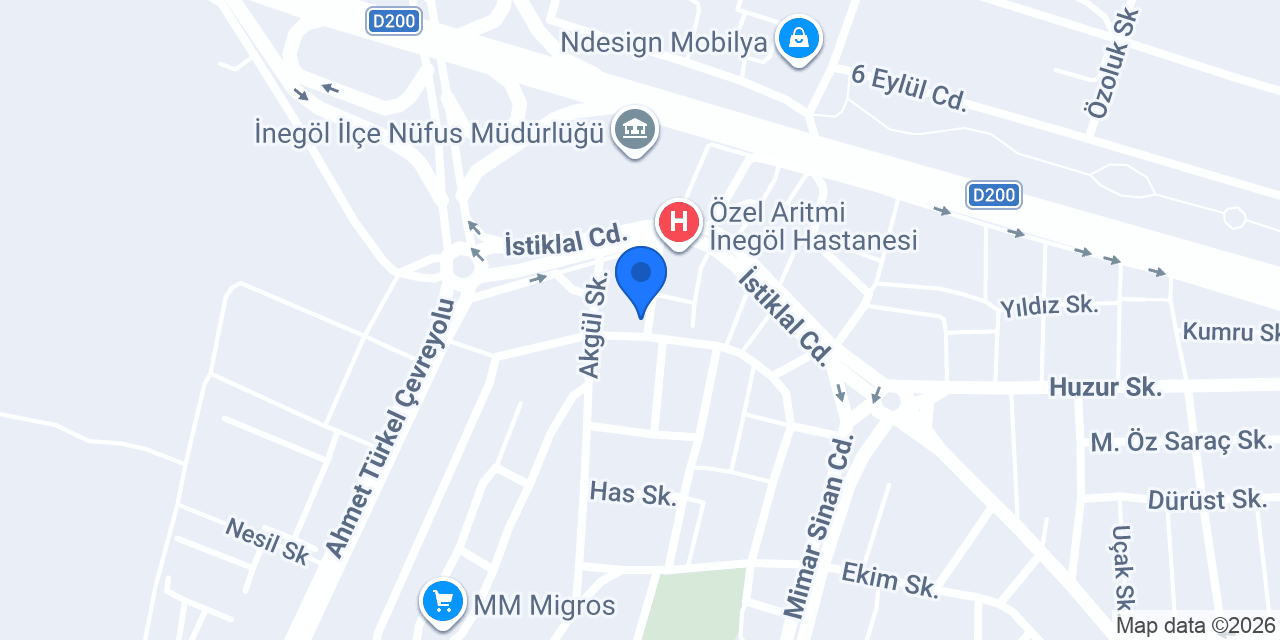 Çınaraltı Eczanesi konumu