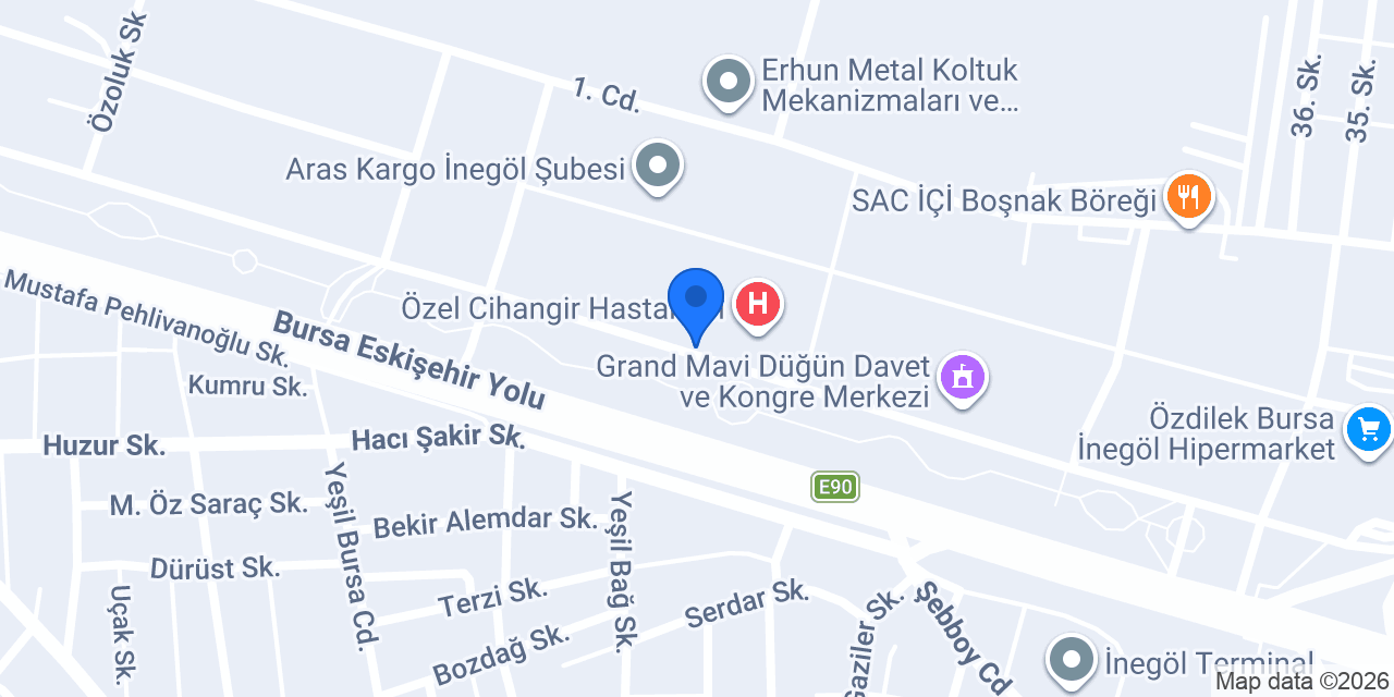 Defne Eczanesi konumu