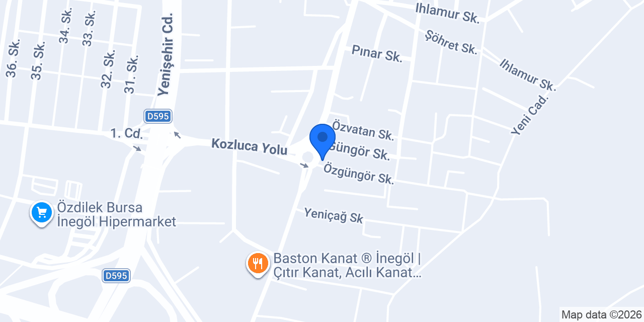 inegöl sondaj konumu