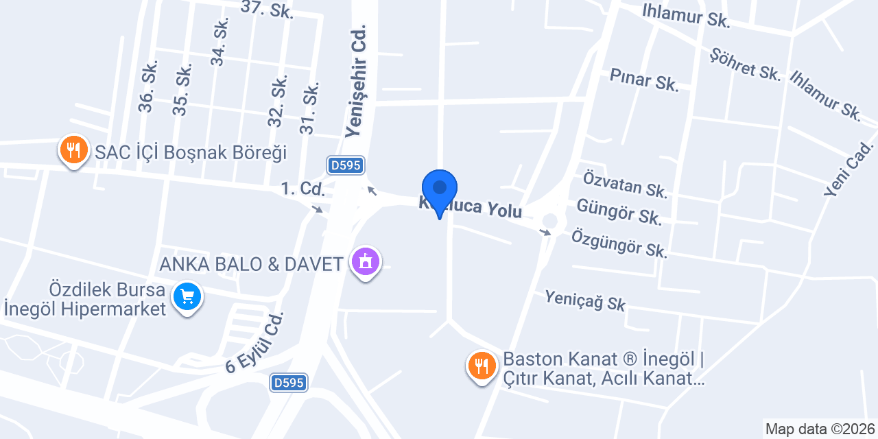 İNEGÖL DOĞA ANAOKULU konumu