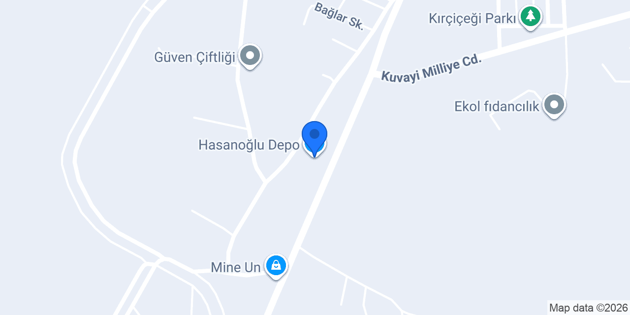 Hasanoğlu Depo konumu