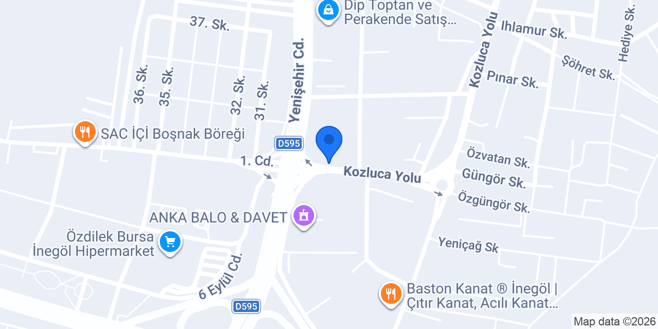 Çırağan Düğün Salonu konumu
