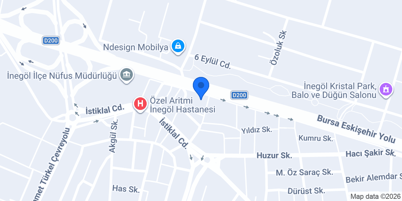 Abaylar Butik Otel konumu