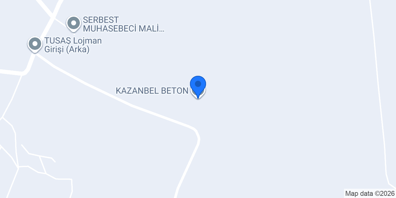 KAZANBEL BETON konumu