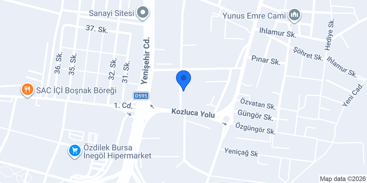 Cihangir Düğün Salonları konumu