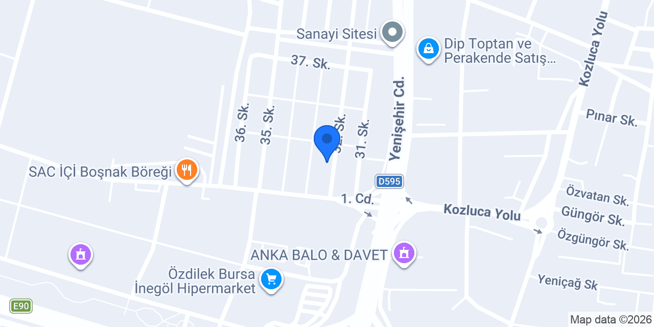 inegöl lastik yol yardım konumu