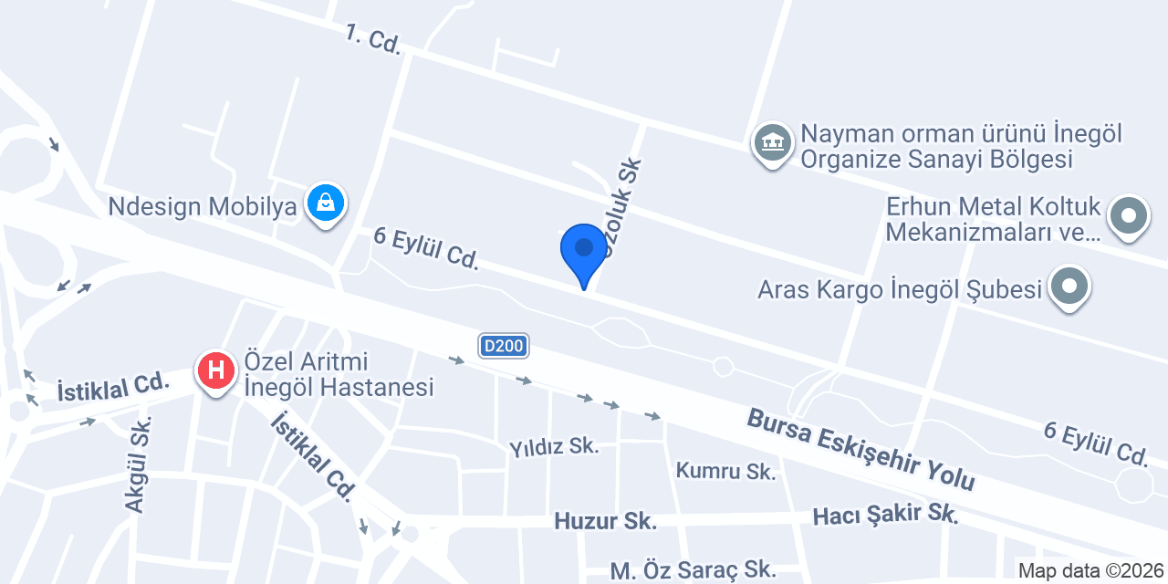 Işıksal Avize & Aksesuar konumu
