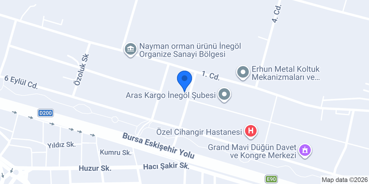 Altıntaş Mermer konumu