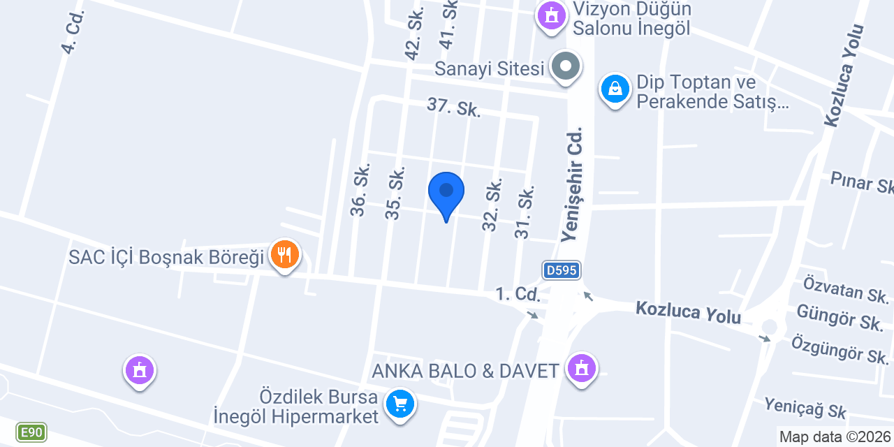 Continental - Uçar Ticaret (Binek Şube) konumu