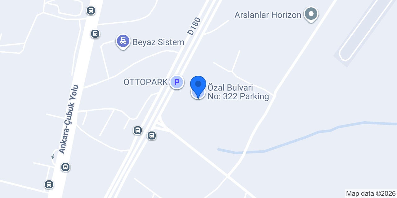 Özal Bulvari No: 322 Parking konumu
