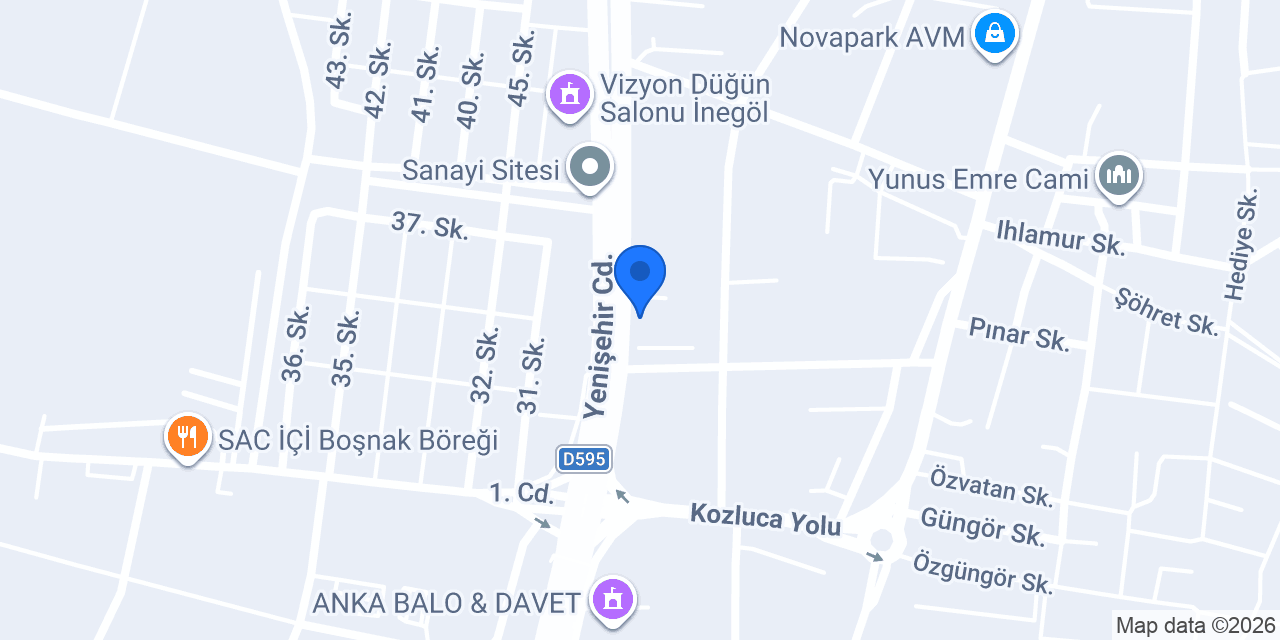 İşçi Yapı Malzemeleri konumu