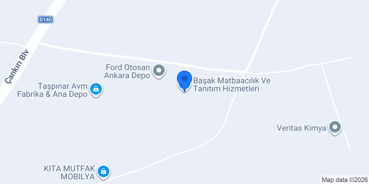 Başak Matbaacılık Ve Tanıtım Hizmetleri konumu