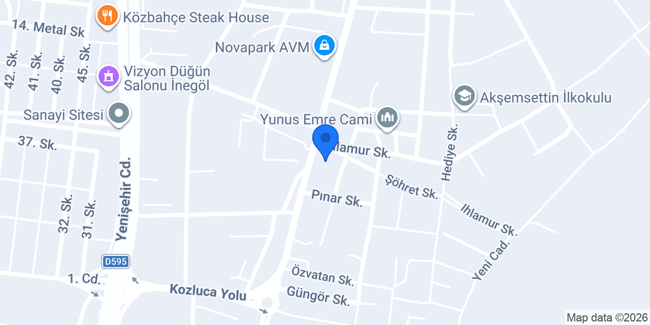 Kasap Amca İnegöl konumu