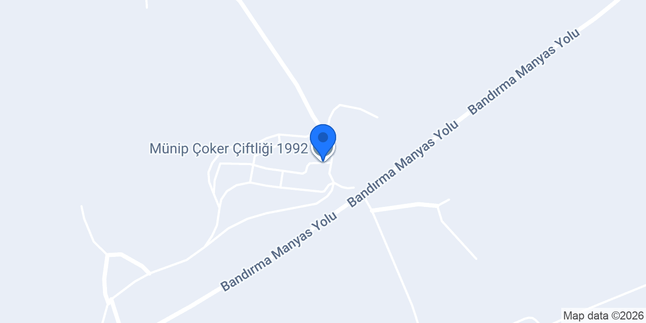 Münip Çoker Çiftliği 1992 konumu