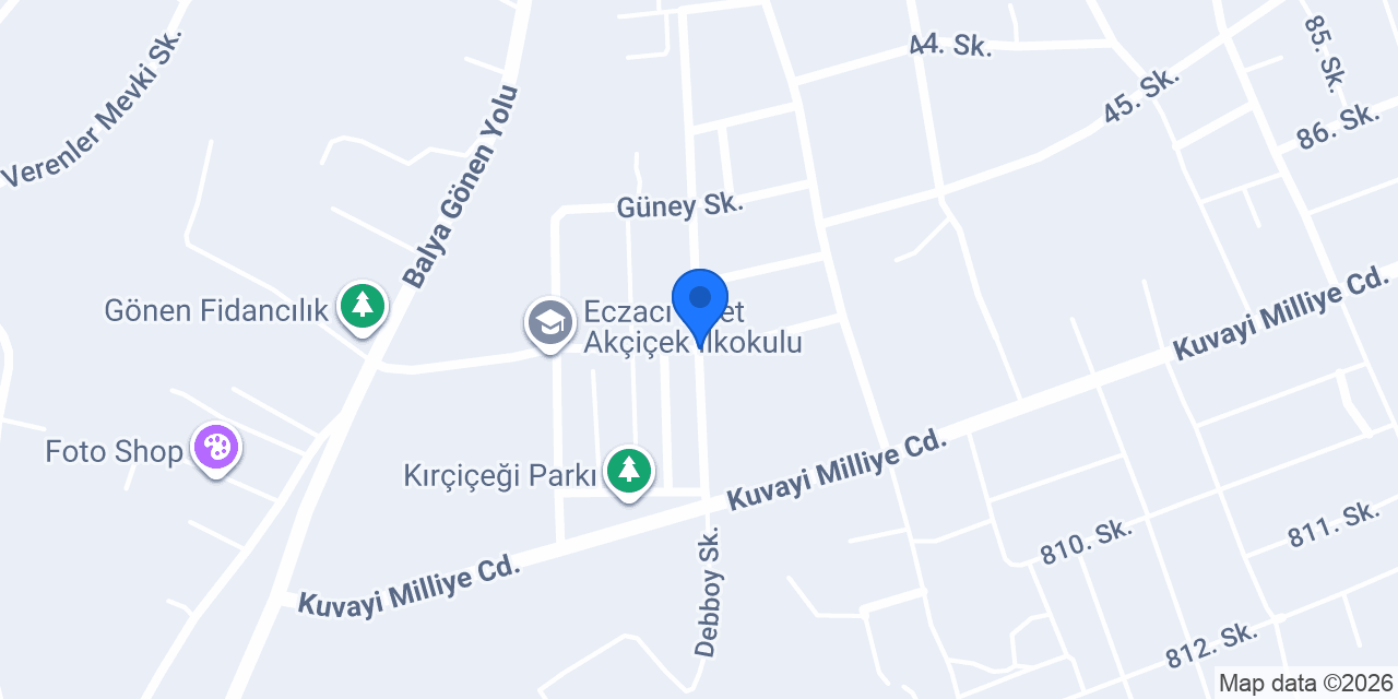 Mirciler Ticaret Meslek Lisesi konumu